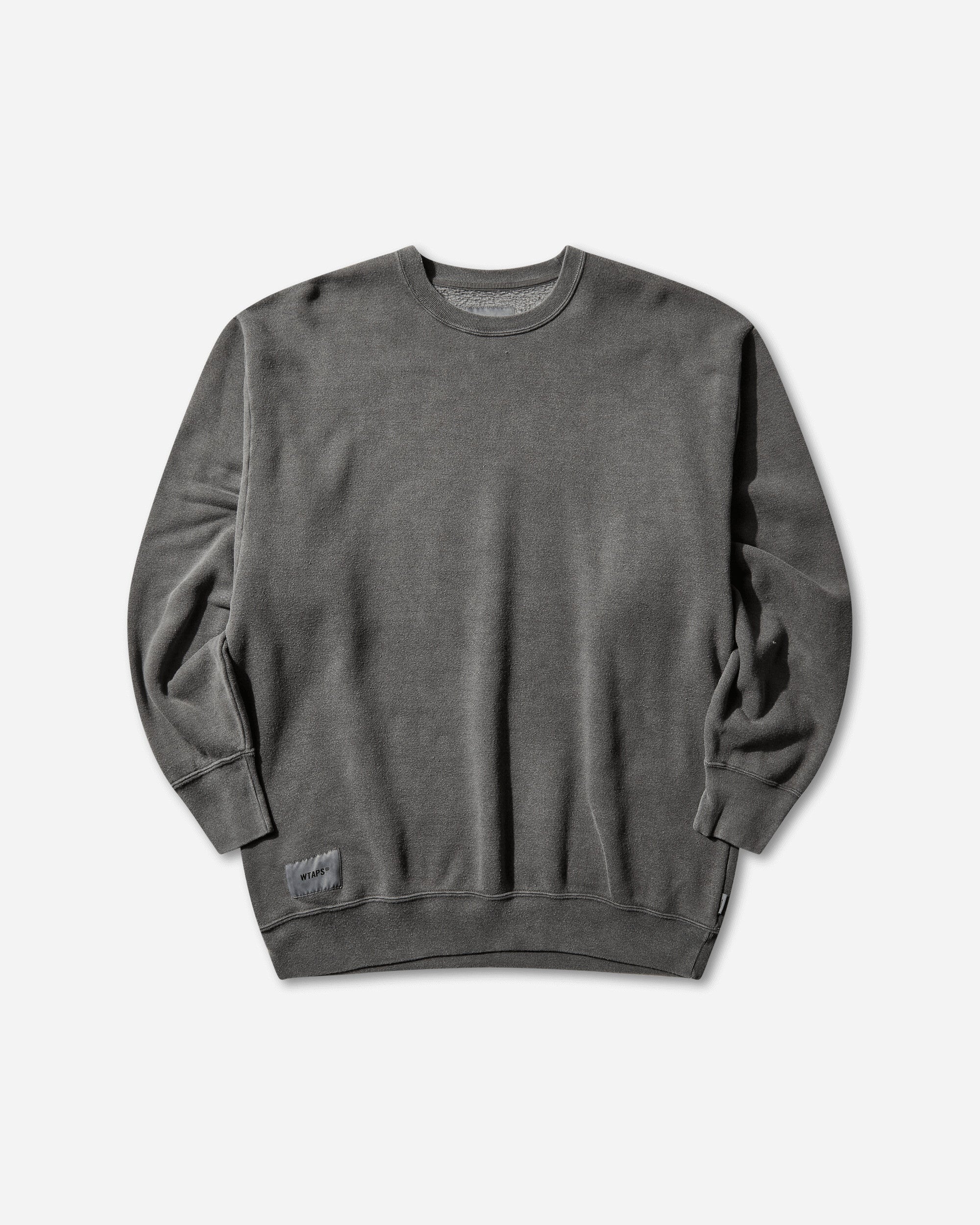 WTAPS Signod  Sweater  Ctpl Charcoal Sweatshirts Crewneck 252ATDT-CSM03 CHARCOAL