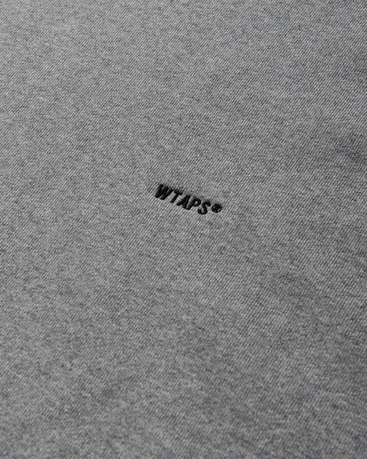 WTAPS Signrgyd  Sweater  Cotton Gray Sweatshirts Crewneck 252ATDT-CSM05 GRAY