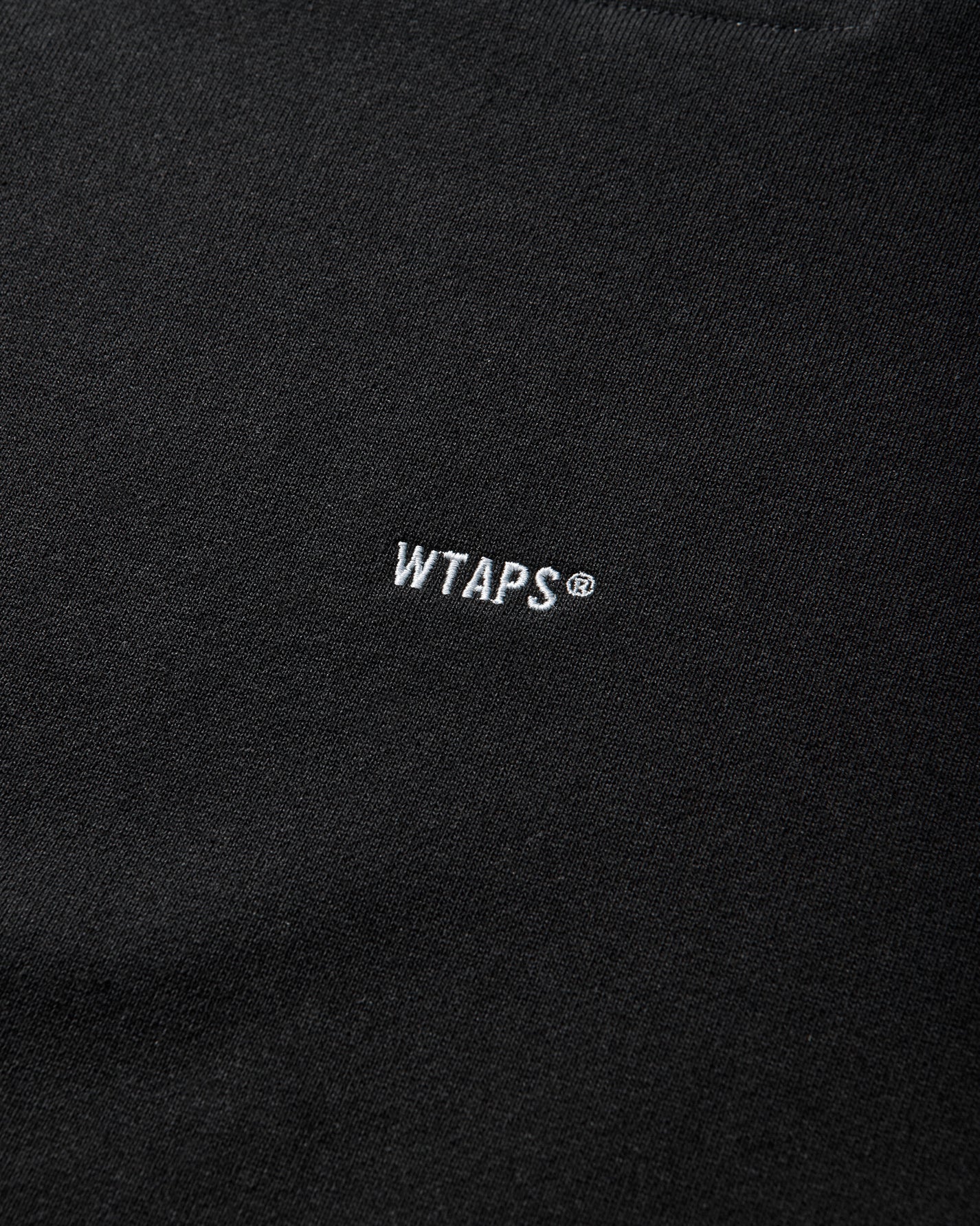 WTAPS Signyd  Sweater  Cotton Black Sweatshirts Crewneck 252ATDT-CSM01 BLACK