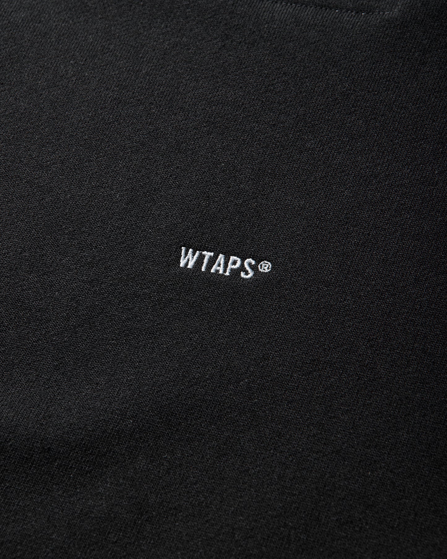 WTAPS Signyd  Sweater  Cotton Black Sweatshirts Crewneck 252ATDT-CSM01 BLACK