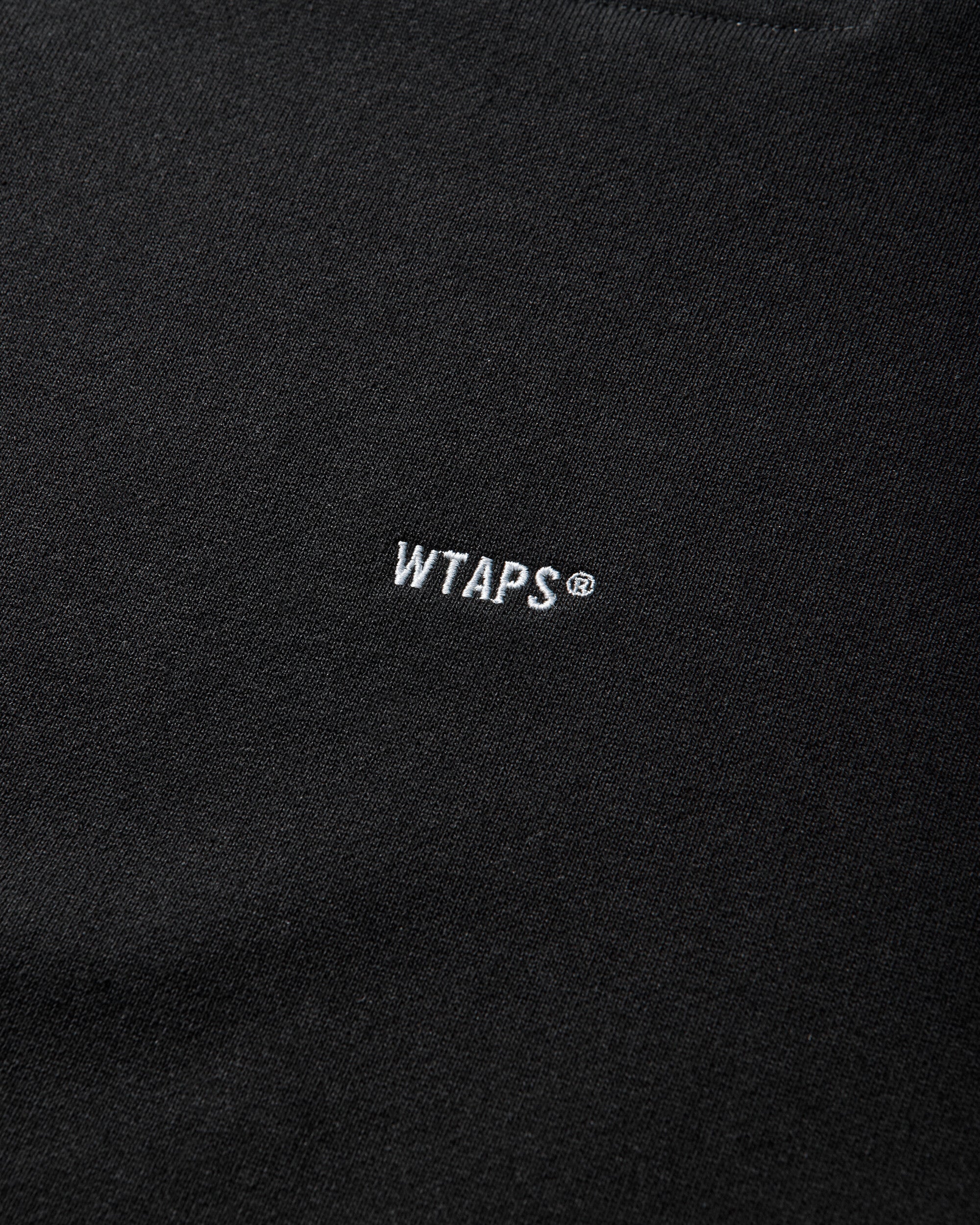 WTAPS Signyd  Sweater  Cotton Black Sweatshirts Crewneck 252ATDT-CSM01 BLACK