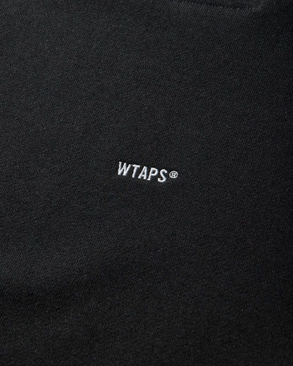 WTAPS Signyd  Sweater  Cotton Black Sweatshirts Crewneck 252ATDT-CSM01 BLACK