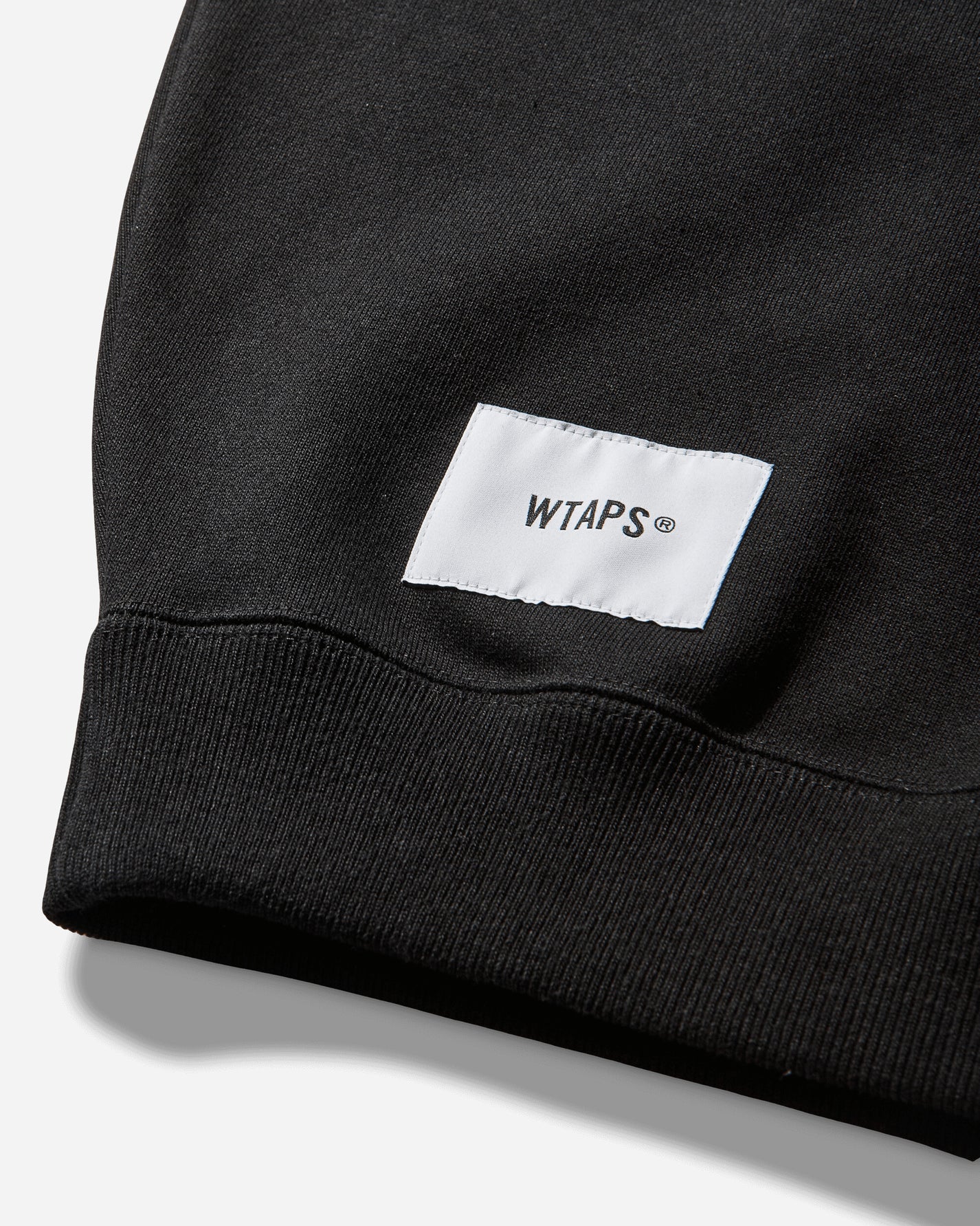 WTAPS Signyd  Sweater  Cotton Black Sweatshirts Crewneck 252ATDT-CSM01 BLACK