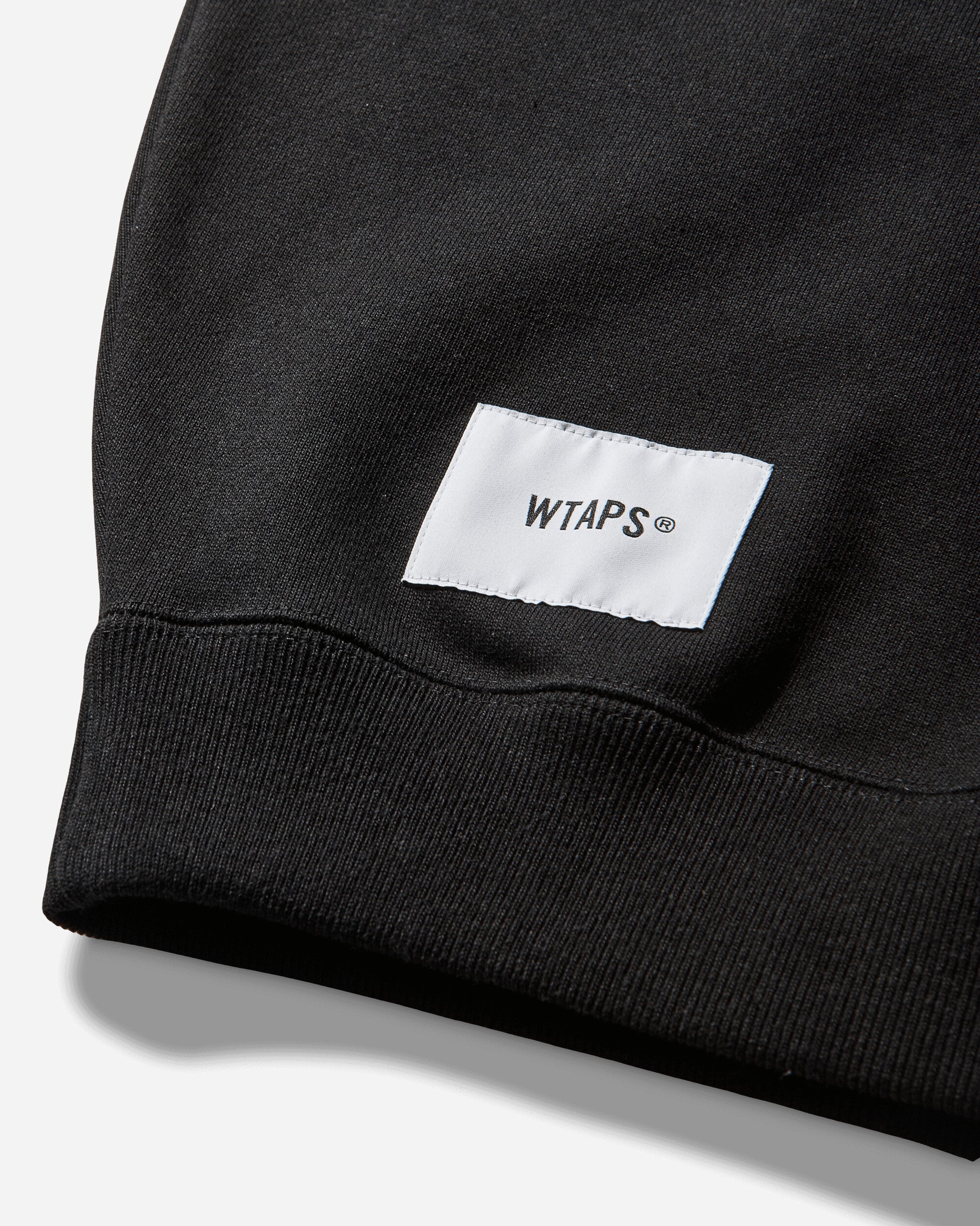 WTAPS Signyd  Sweater  Cotton Black Sweatshirts Crewneck 252ATDT-CSM01 BLACK