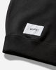 WTAPS Signyd  Sweater  Cotton Black Sweatshirts Crewneck 252ATDT-CSM01 BLACK