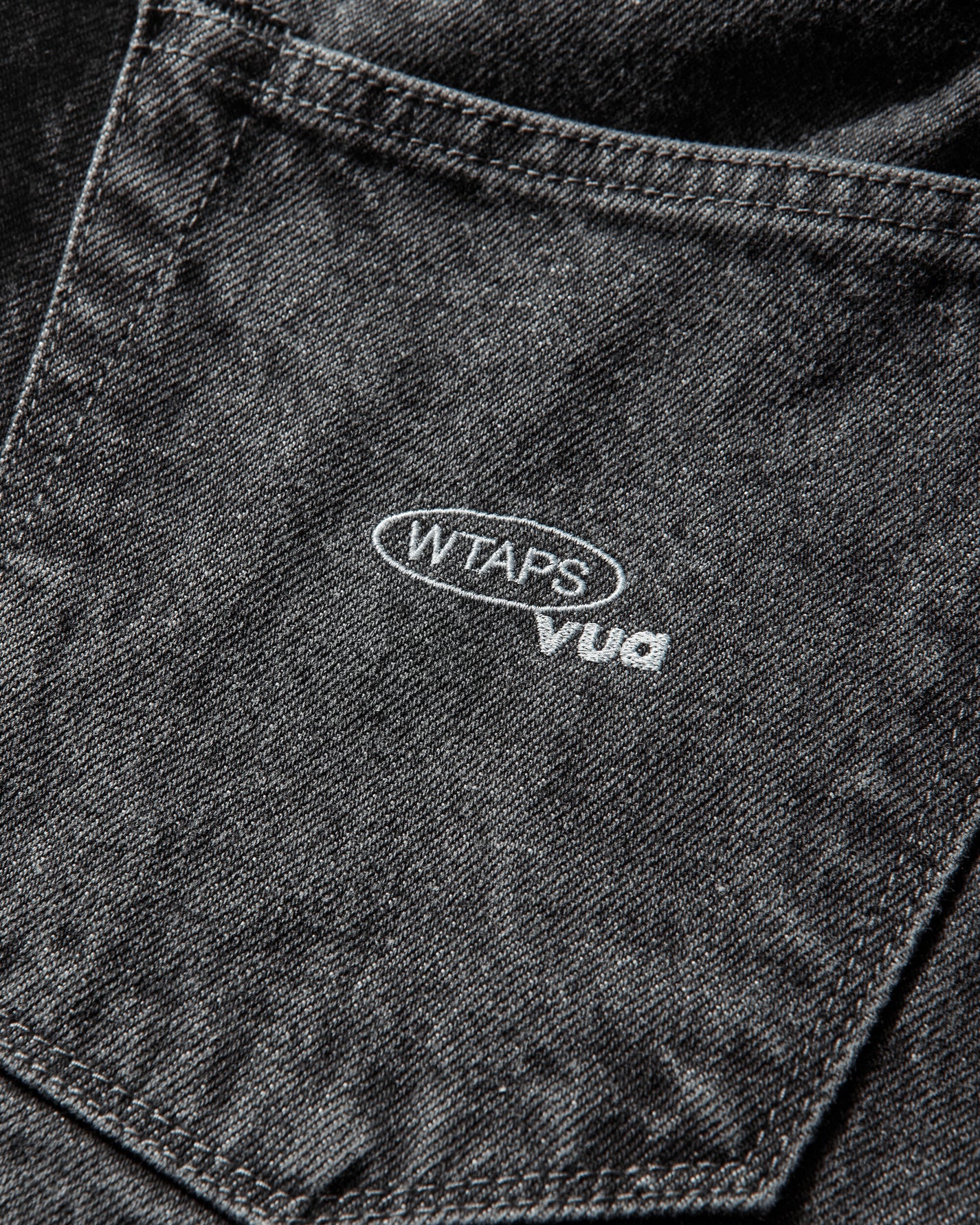 WTAPS Blues Straight Cotton Denim Black Pants Denim 261WVDT-PTM04 BLK