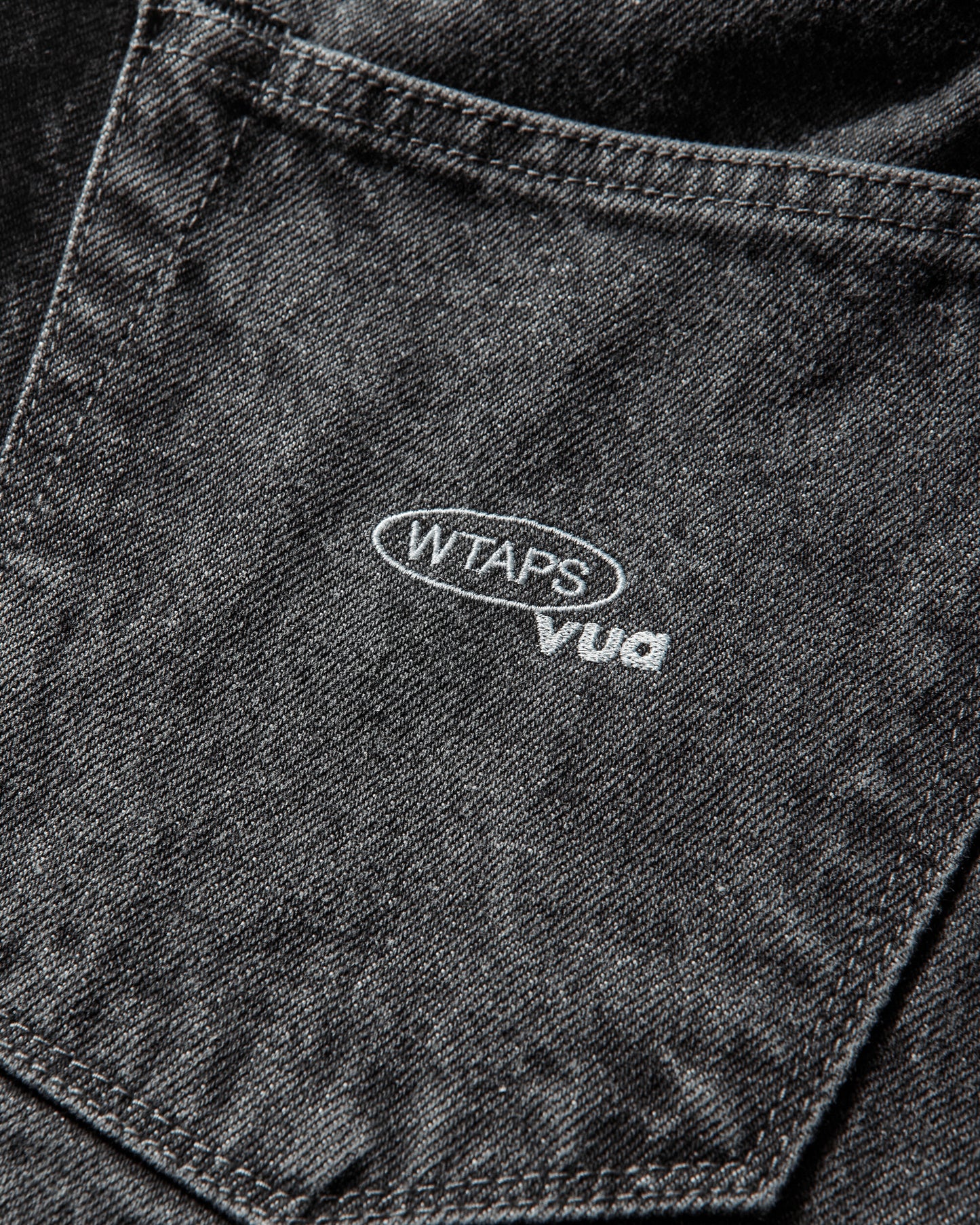 WTAPS Blues Straight Cotton Denim Black Pants Denim 261WVDT-PTM04 BLK