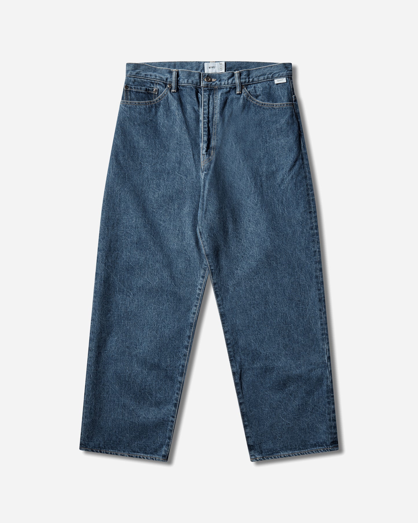 WTAPS Blues Straight Cotton Denim Indigo Pants Denim 261WVDT-PTM04 IND