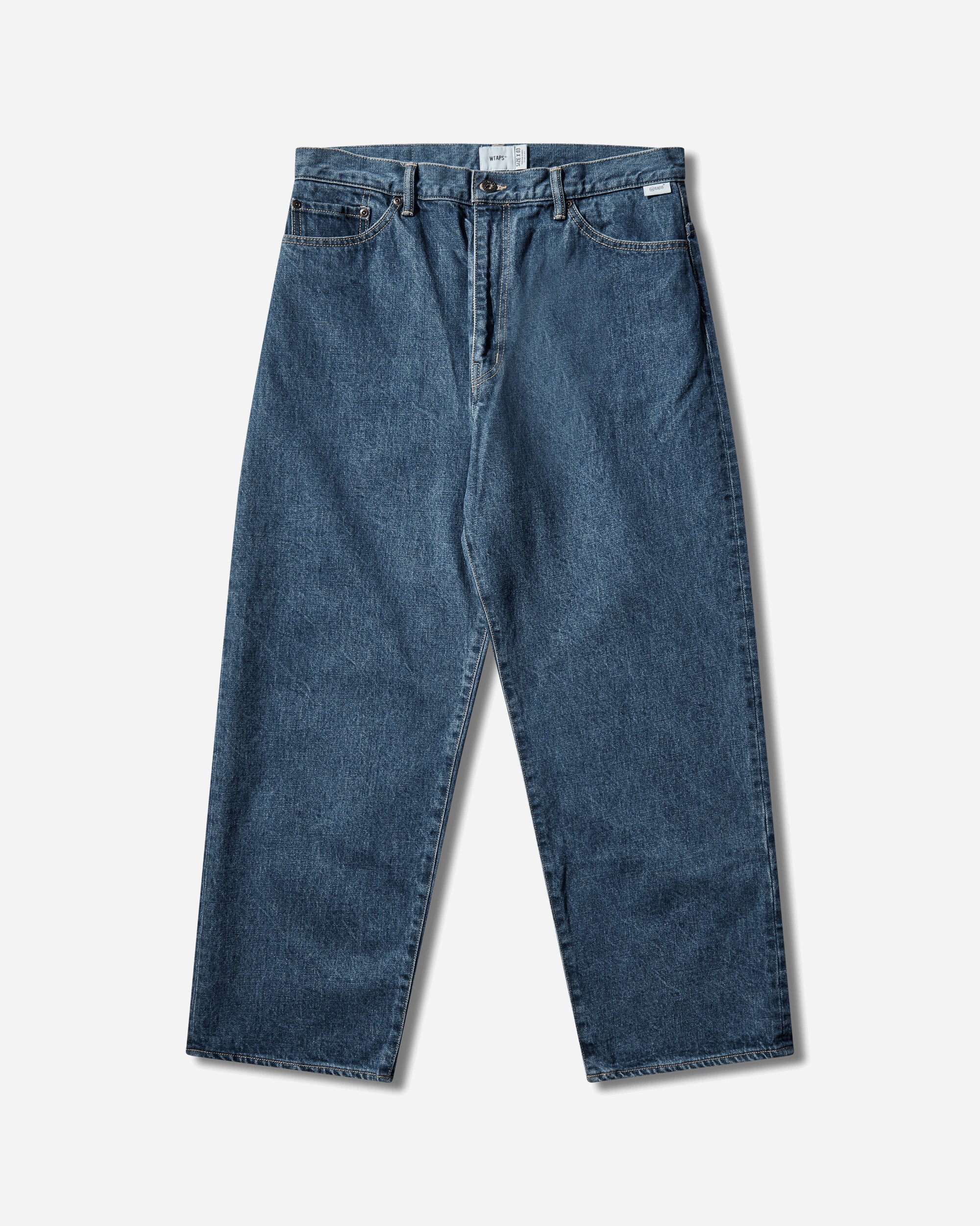 WTAPS Blues Straight Cotton Denim Indigo Pants Denim 261WVDT-PTM04 IND