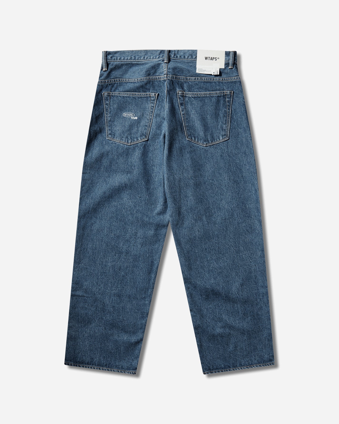 WTAPS Blues Straight Cotton Denim Indigo Pants Denim 261WVDT-PTM04 IND