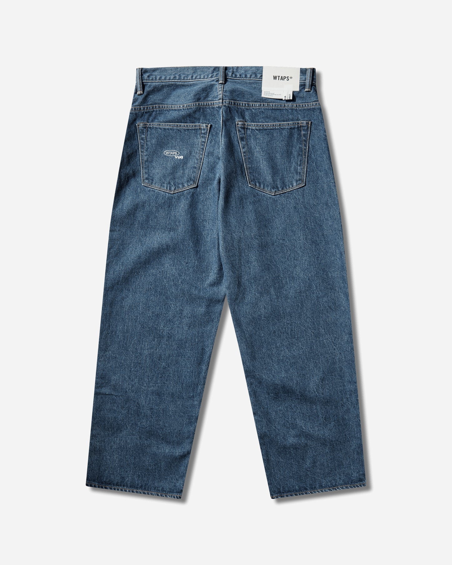 WTAPS Blues Straight Cotton Denim Indigo Pants Denim 261WVDT-PTM04 IND