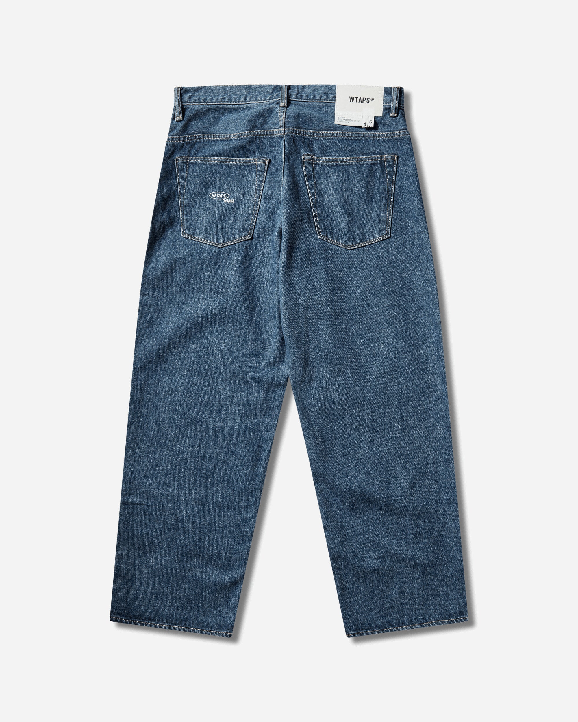 WTAPS Blues Straight Cotton Denim Indigo Pants Denim 261WVDT-PTM04 IND