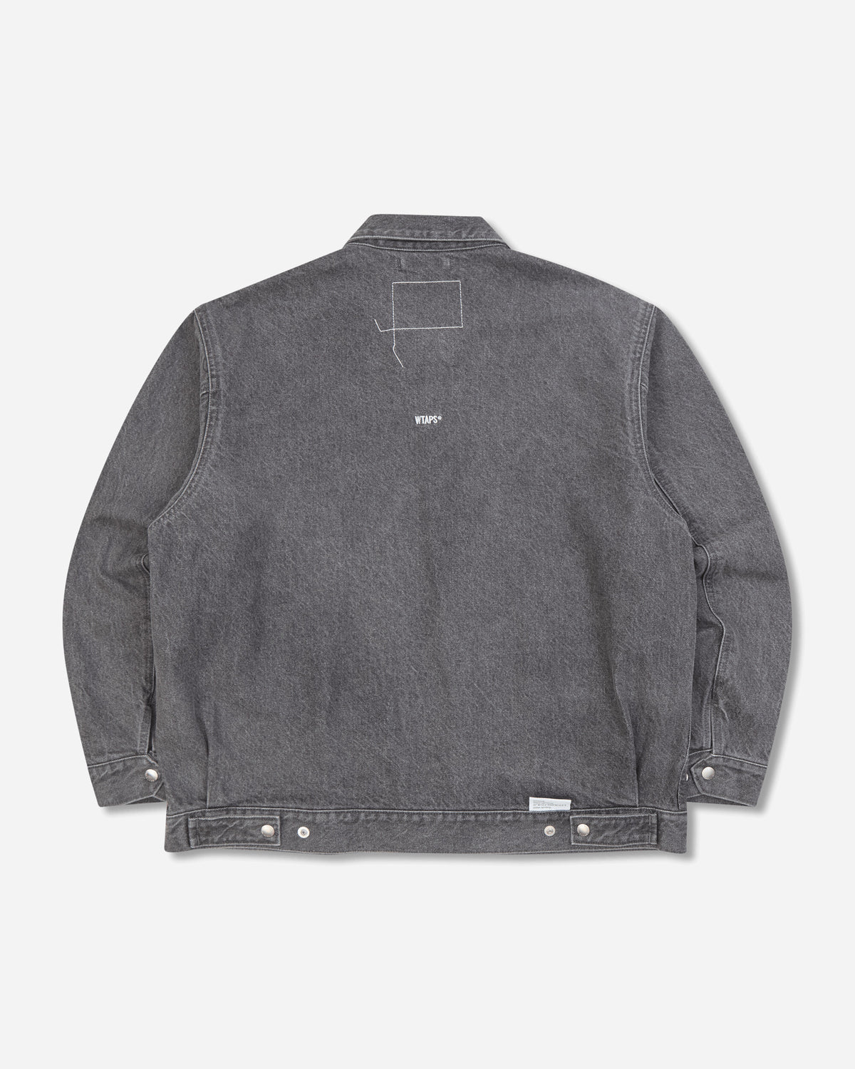 WTAPS Wrecker Jacket Black Coats and Jackets Denim Jackets 262WVDT-JKM01 BLACK