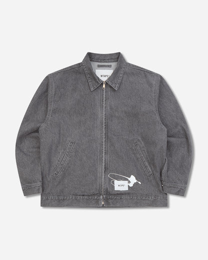 WTAPS Wrecker Jacket Black Coats and Jackets Denim Jackets 262WVDT-JKM01 BLACK