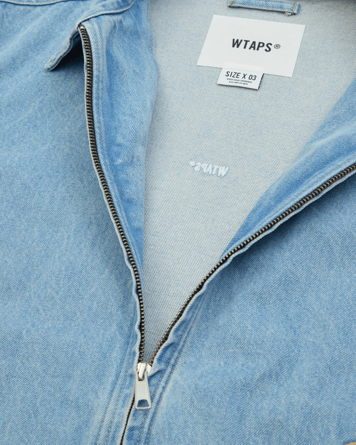 WTAPS Wrecker Jacket Indigo Coats and Jackets Denim Jackets 262WVDT-JKM01 INDIGO