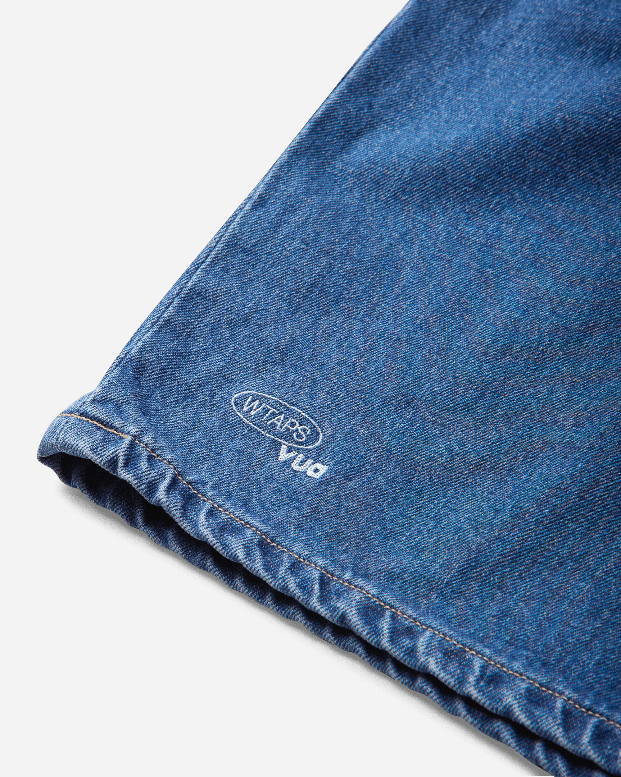 WTAPS Blues Straight Shorts Cotton Denim Indigo Shorts Denim Short 261WVDT-PTM08 IND