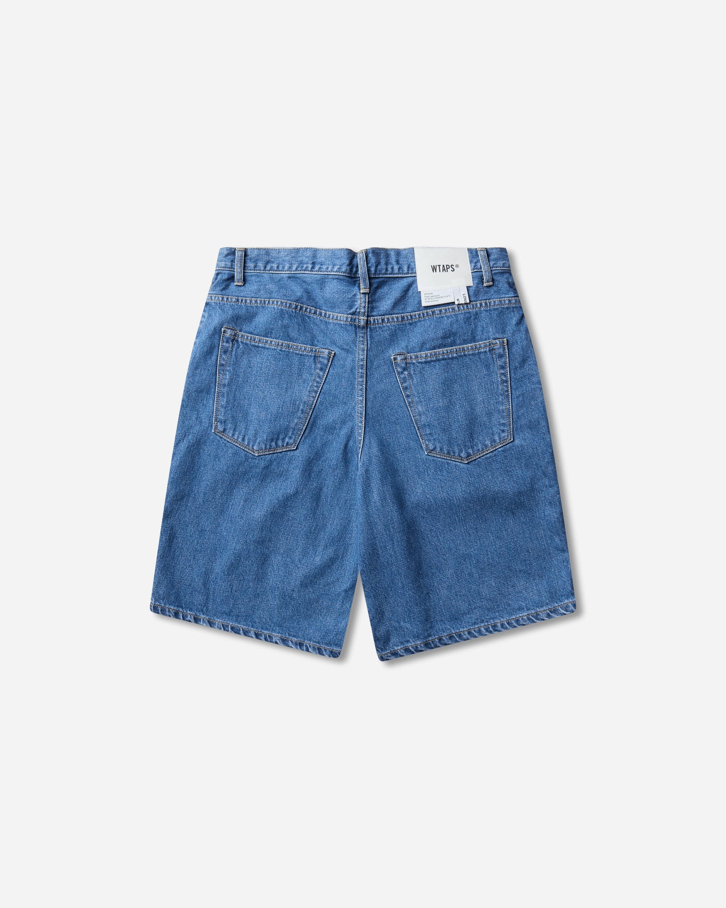 WTAPS Blues Straight Shorts Cotton Denim Indigo Shorts Denim Short 261WVDT-PTM08 IND