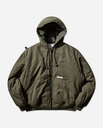 WTAPS Puff D00M  Jacket  Cotton Weather Olive Drab Coats and Jackets Down Jackets 252TQDT-JKM01 OLIVEDRAB