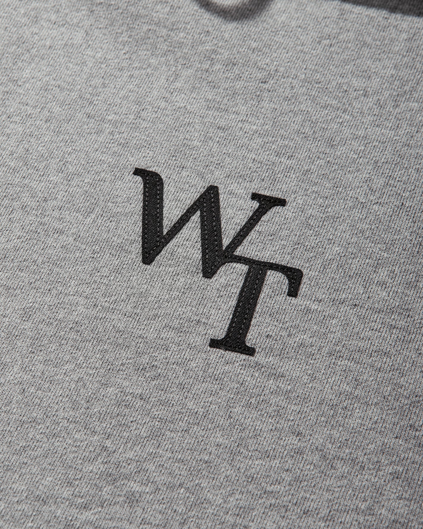 WTAPS Academy Hoody Cotton Ash Gray Sweatshirts Hoodies 261ATDT-CSM05 GRY