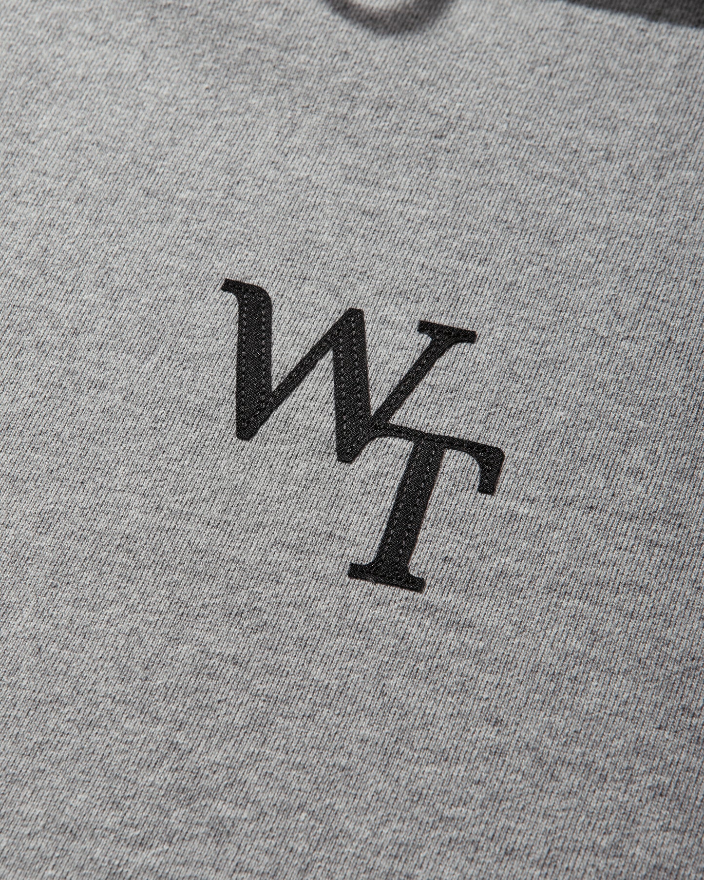 WTAPS Academy Hoody Cotton Ash Gray Sweatshirts Hoodies 261ATDT-CSM05 GRY