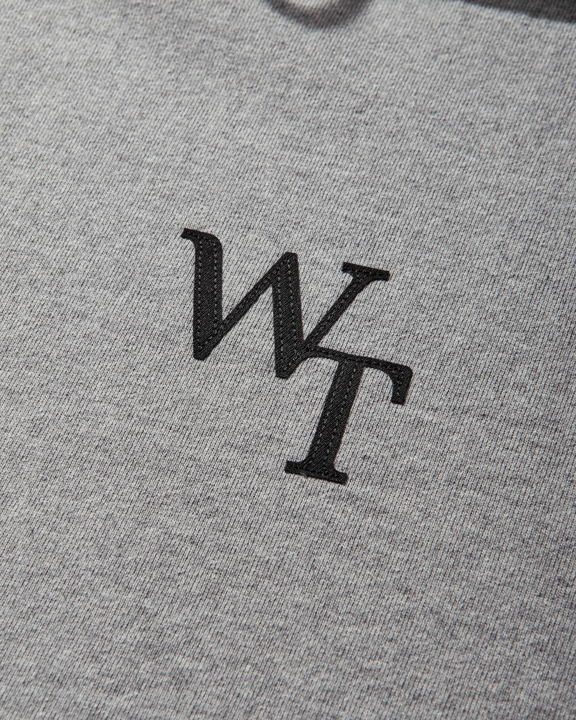 WTAPS Academy Hoody Cotton Ash Gray Sweatshirts Hoodies 261ATDT-CSM05 GRY