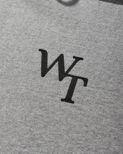 WTAPS Academy Hoody Cotton Ash Gray Sweatshirts Hoodies 261ATDT-CSM05 GRY