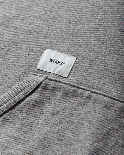 WTAPS Academy Hoody Cotton Ash Gray Sweatshirts Hoodies 261ATDT-CSM05 GRY