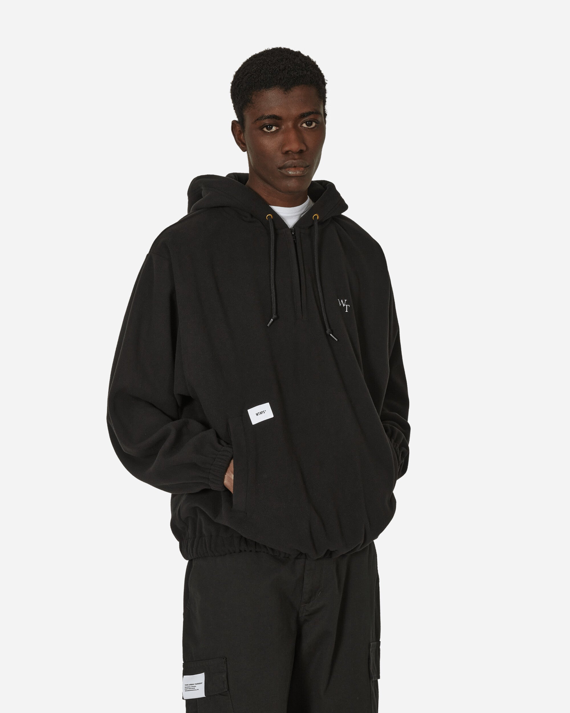 WTAPS Seal Hooded Sweatshirt Black - Slam Jam® Official Store