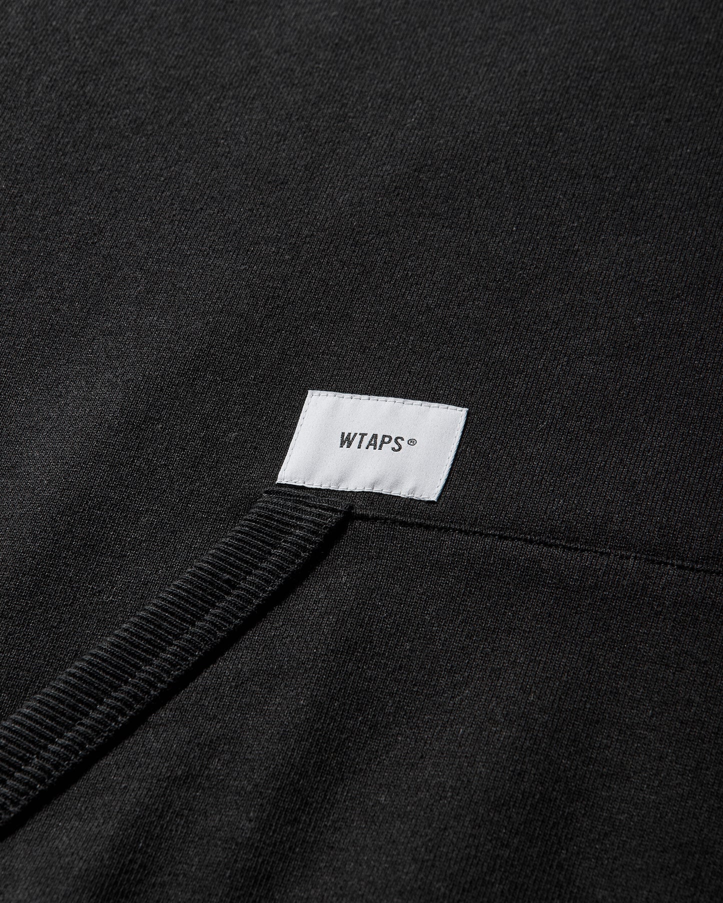 WTAPS Signyd  Hoody  Cotton Black Sweatshirts Hoodies 252ATDT-CSM02 BLACK