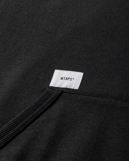 WTAPS Signyd  Hoody  Cotton Black Sweatshirts Hoodies 252ATDT-CSM02 BLACK