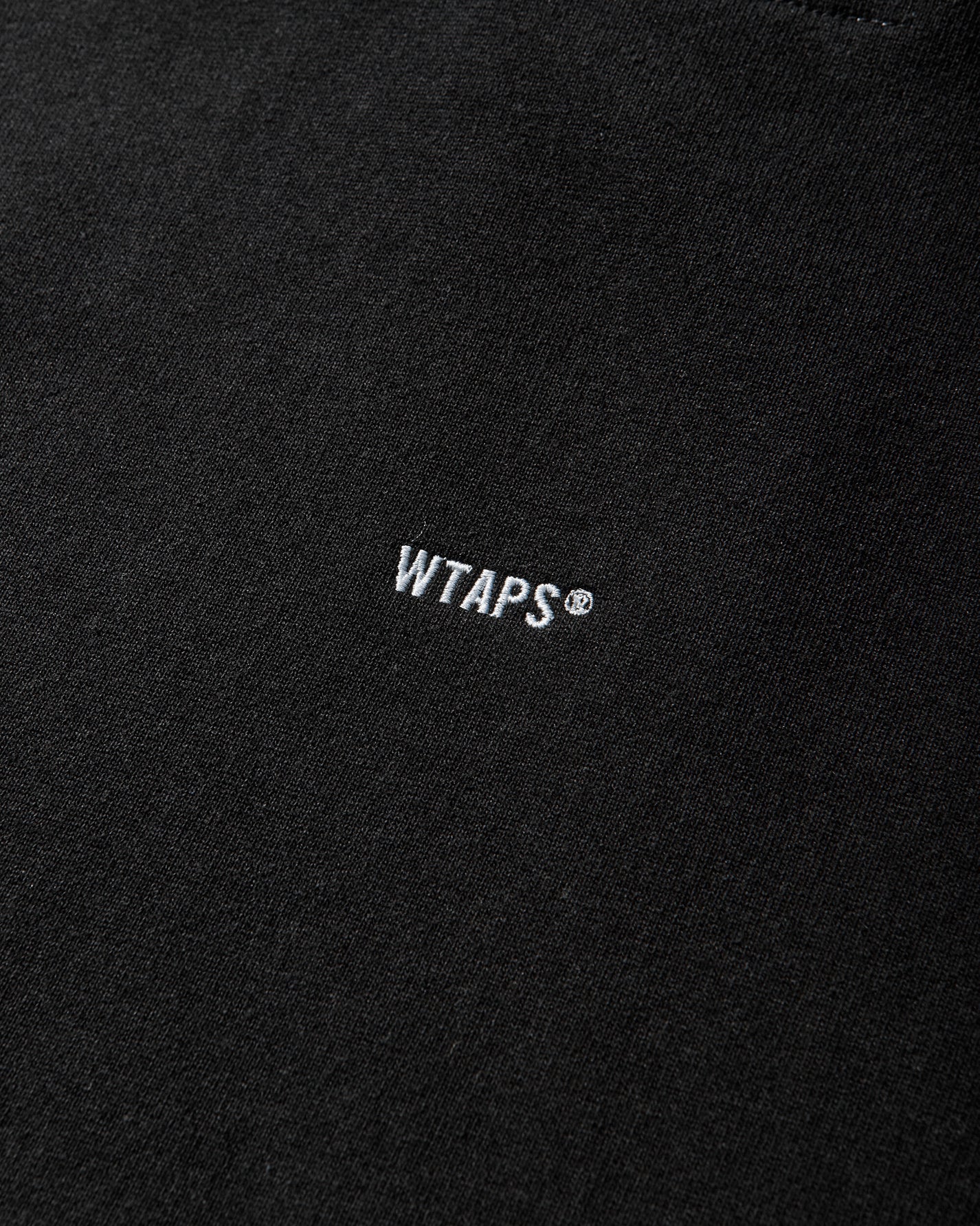 WTAPS Signyd  Hoody  Cotton Black Sweatshirts Hoodies 252ATDT-CSM02 BLACK