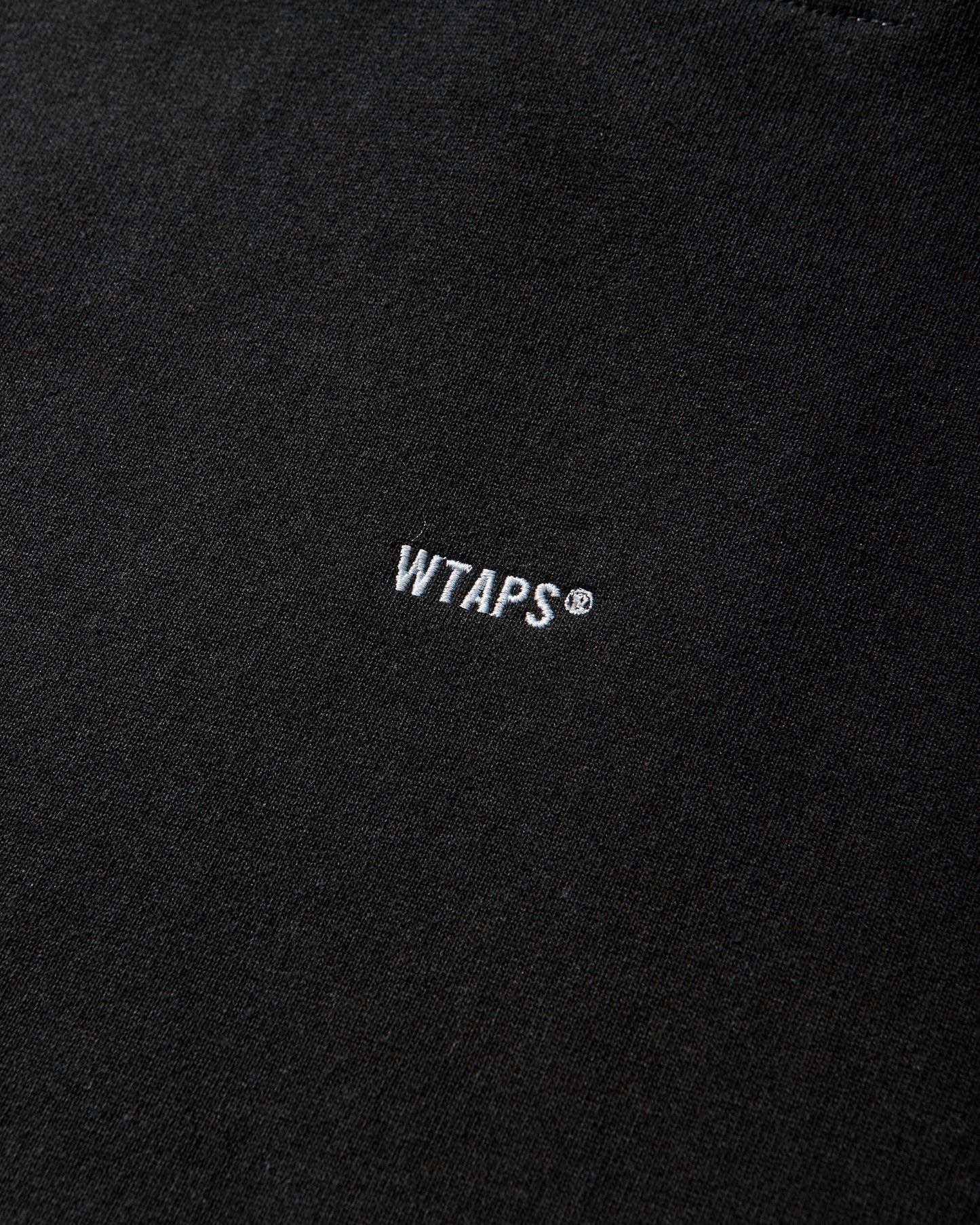 WTAPS Signyd  Hoody  Cotton Black Sweatshirts Hoodies 252ATDT-CSM02 BLACK