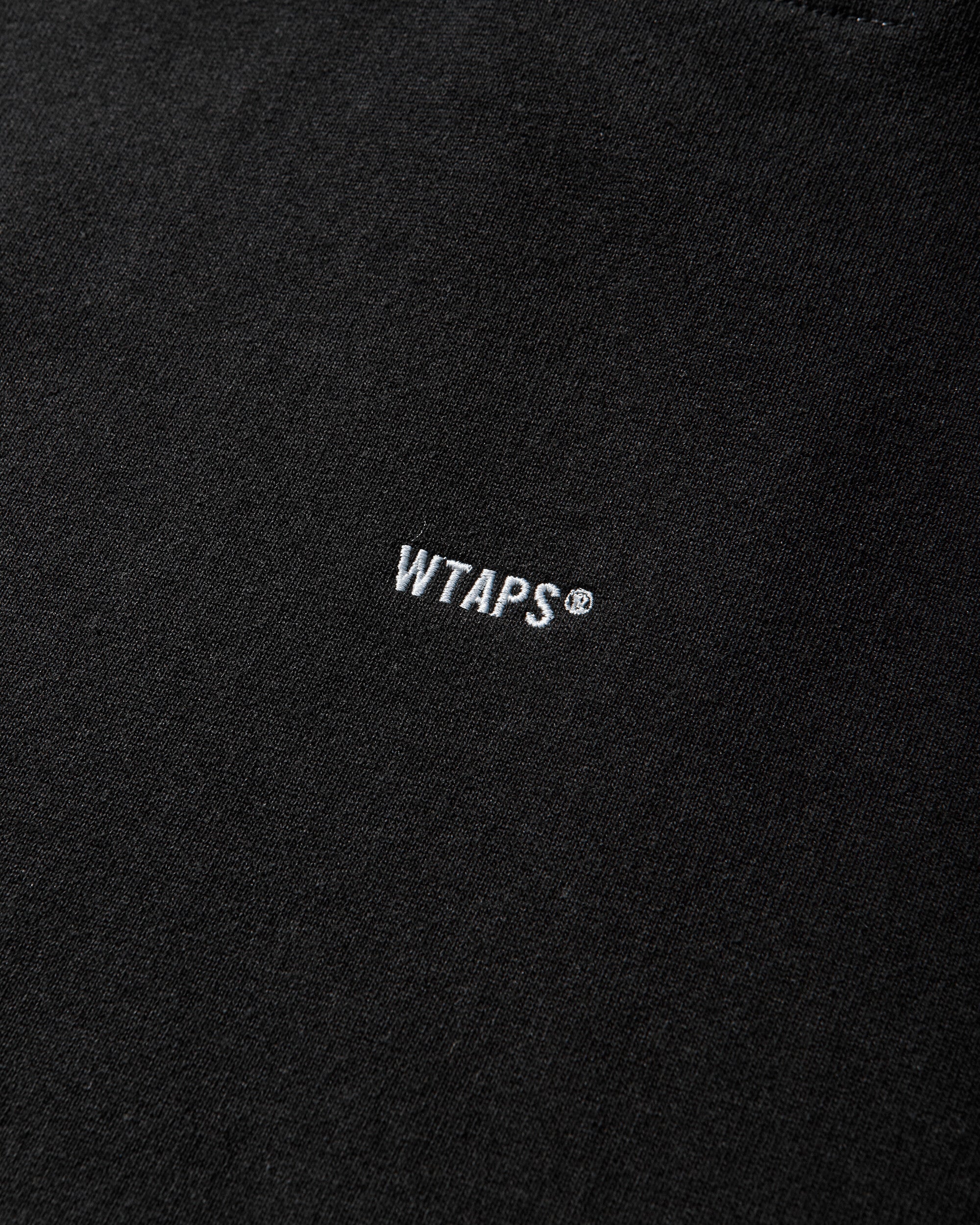 WTAPS Signyd  Hoody  Cotton Black Sweatshirts Hoodies 252ATDT-CSM02 BLACK