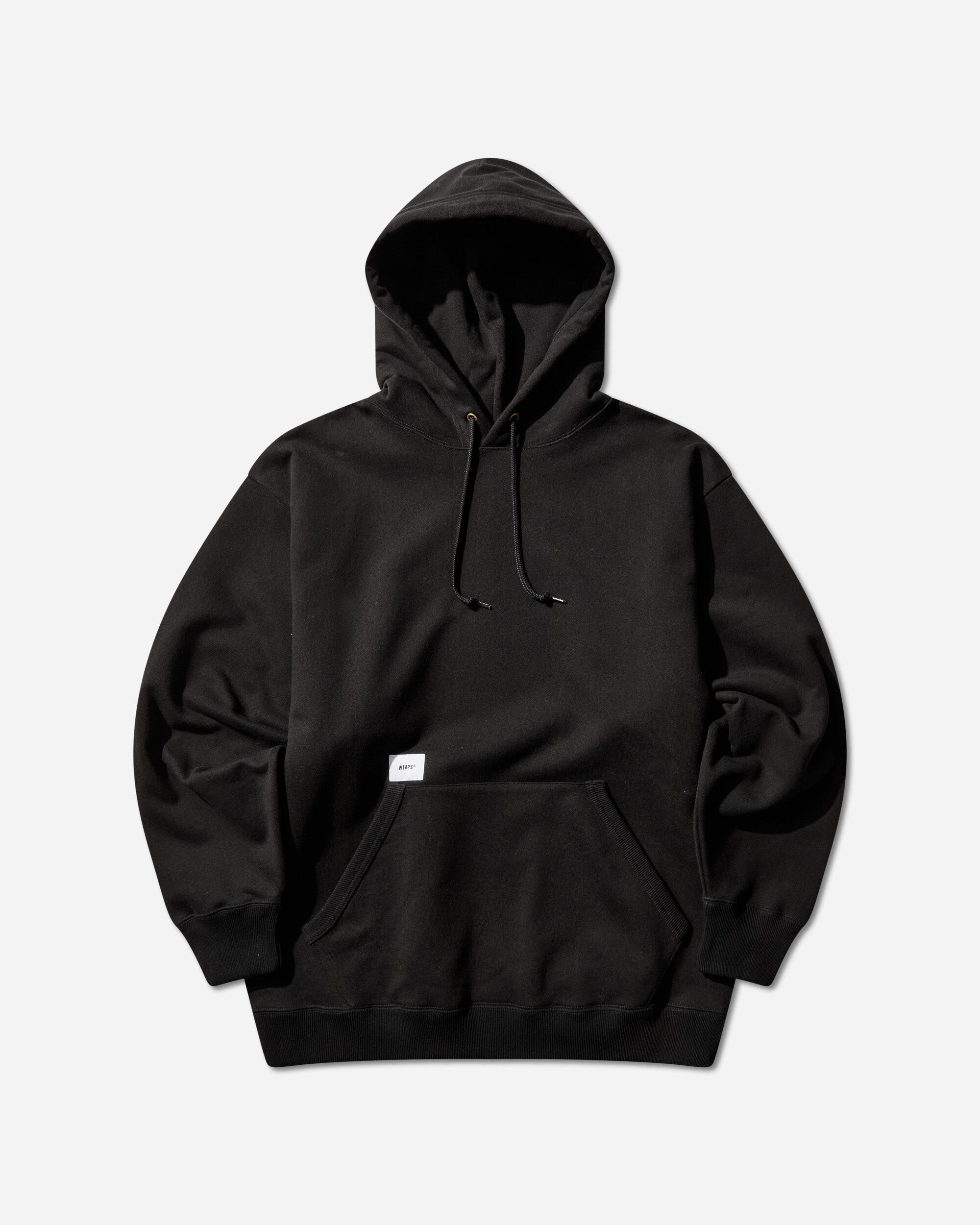 WTAPS Signyd  Hoody  Cotton Black Sweatshirts Hoodies 252ATDT-CSM02 BLACK