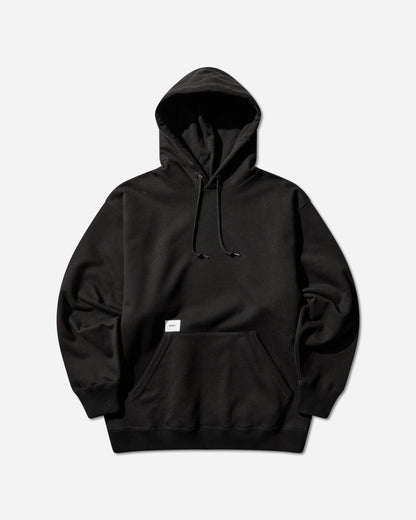 WTAPS Signyd  Hoody  Cotton Black Sweatshirts Hoodies 252ATDT-CSM02 BLACK