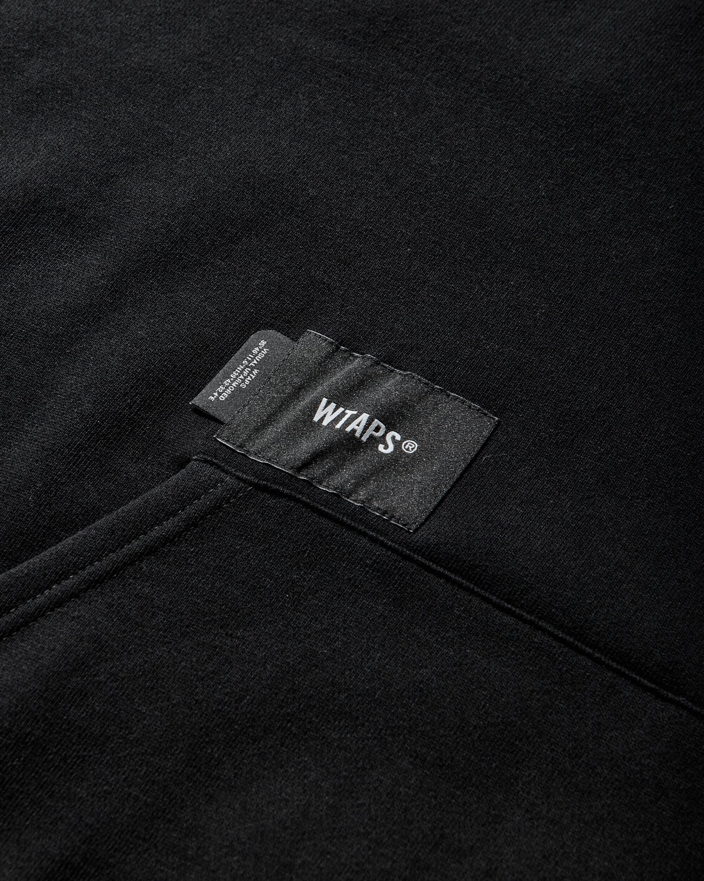 WTAPS Tnnl/Hoody/Cotton Black Sweatshirts Hoodies 252ATDT-HPM02S BLACK