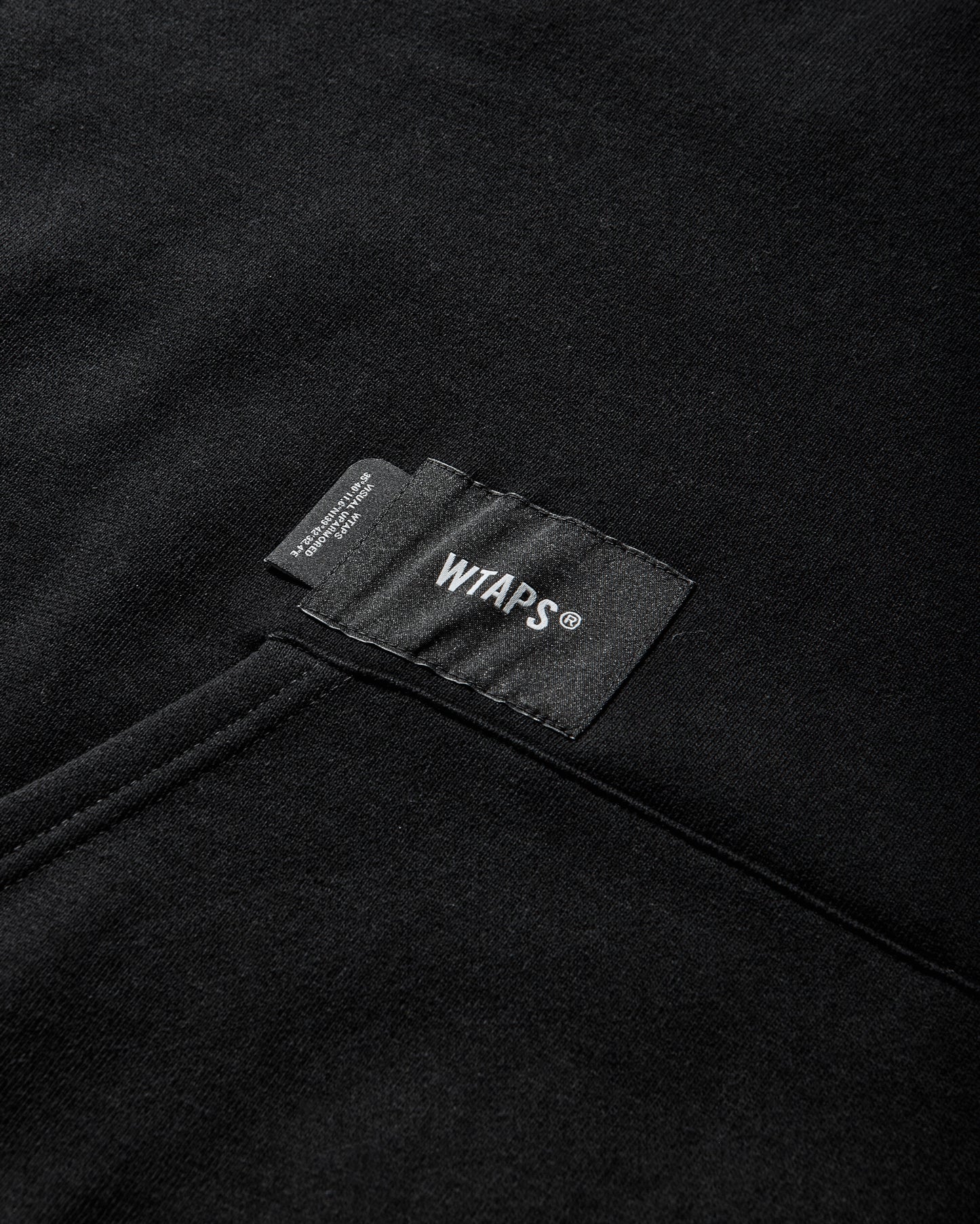 WTAPS Tnnl/Hoody/Cotton Black Sweatshirts Hoodies 252ATDT-HPM02S BLACK