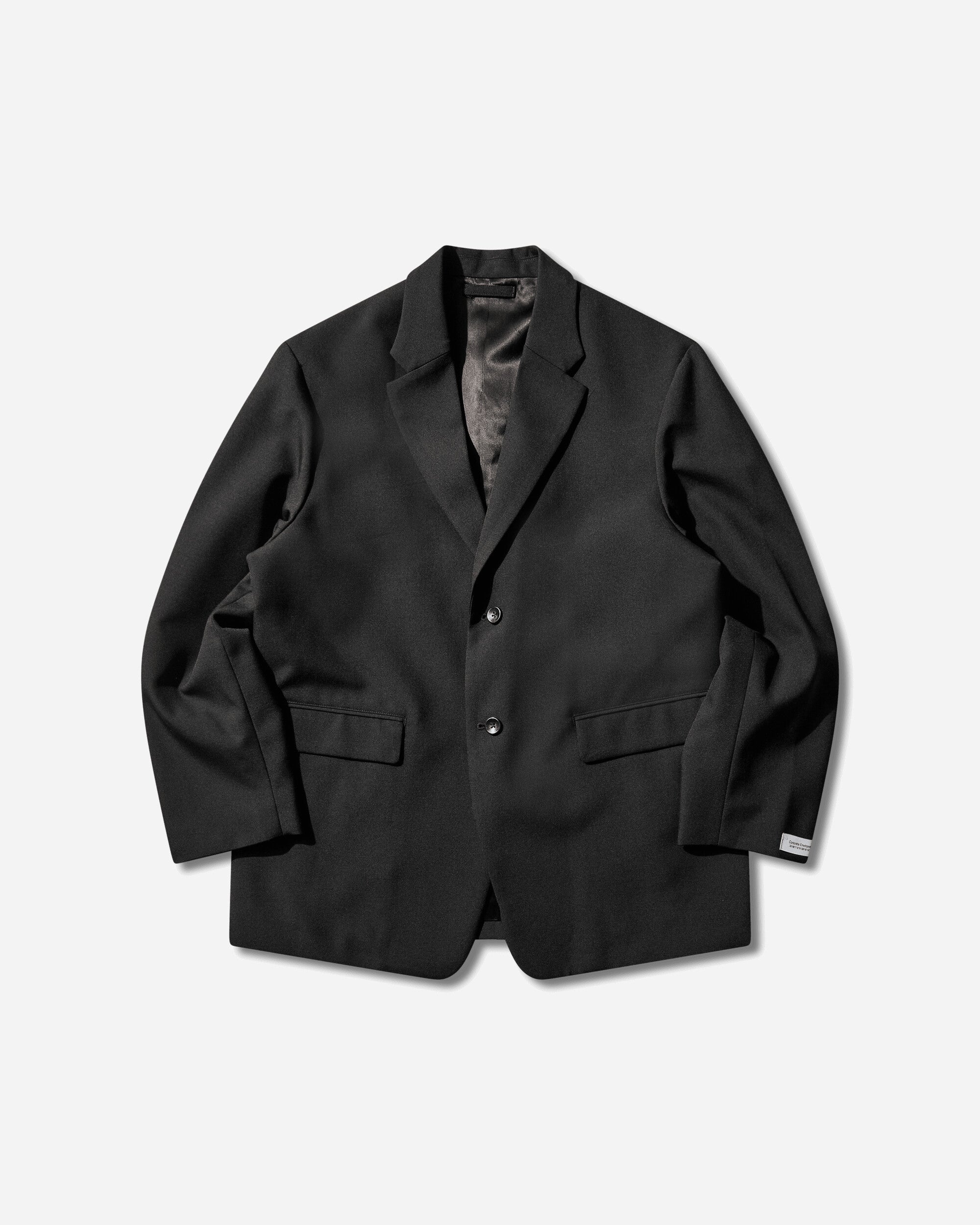 WTAPS Academy Jacket Wopl Serge Black Coats and Jackets Jackets 261TQDT-JKM02 BLK