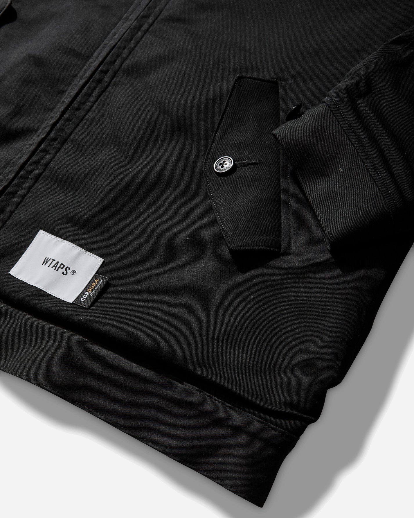 WTAPS Wrecker Jacket Nyco Twill Cordura Black Coats and Jackets Jackets 261WVDT-JKM02 BLK