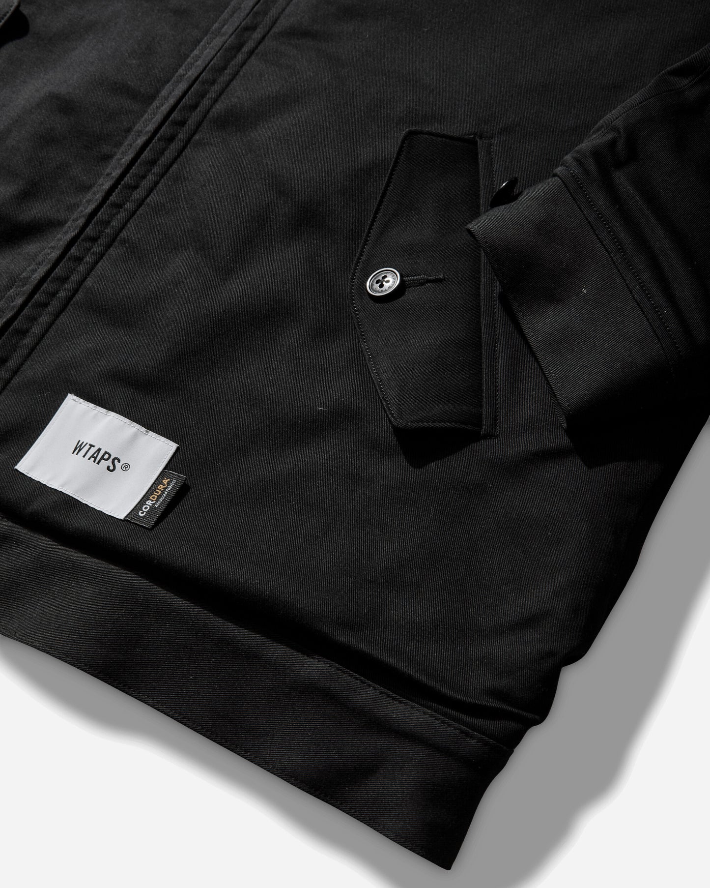 WTAPS Wrecker Jacket Nyco Twill Cordura Black Coats and Jackets Jackets 261WVDT-JKM02 BLK