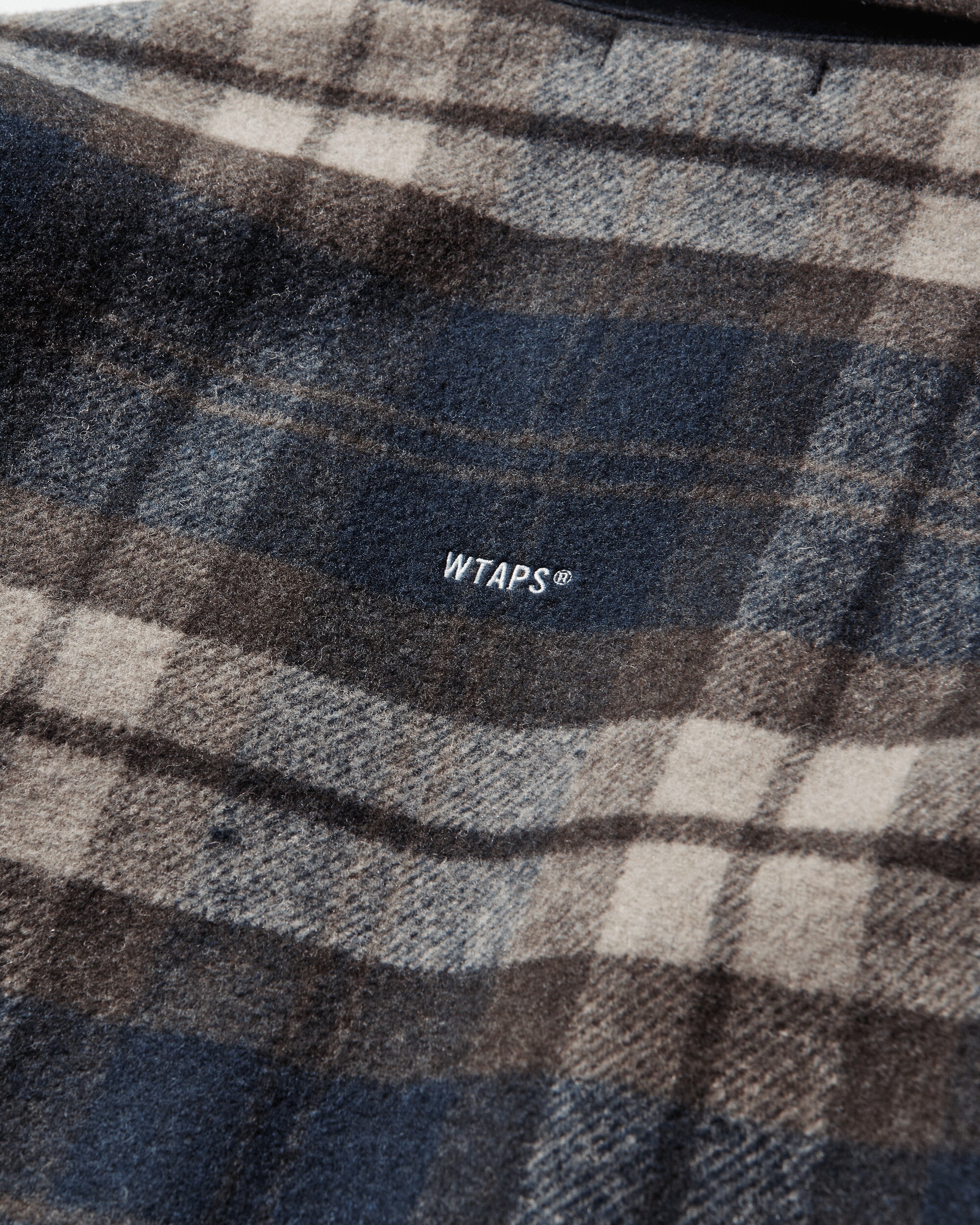 WTAPS Wrecker  Jacket  Wopl Melton Textile Beige Coats and Jackets Jackets 252TQDT-JKM03 BEIGE