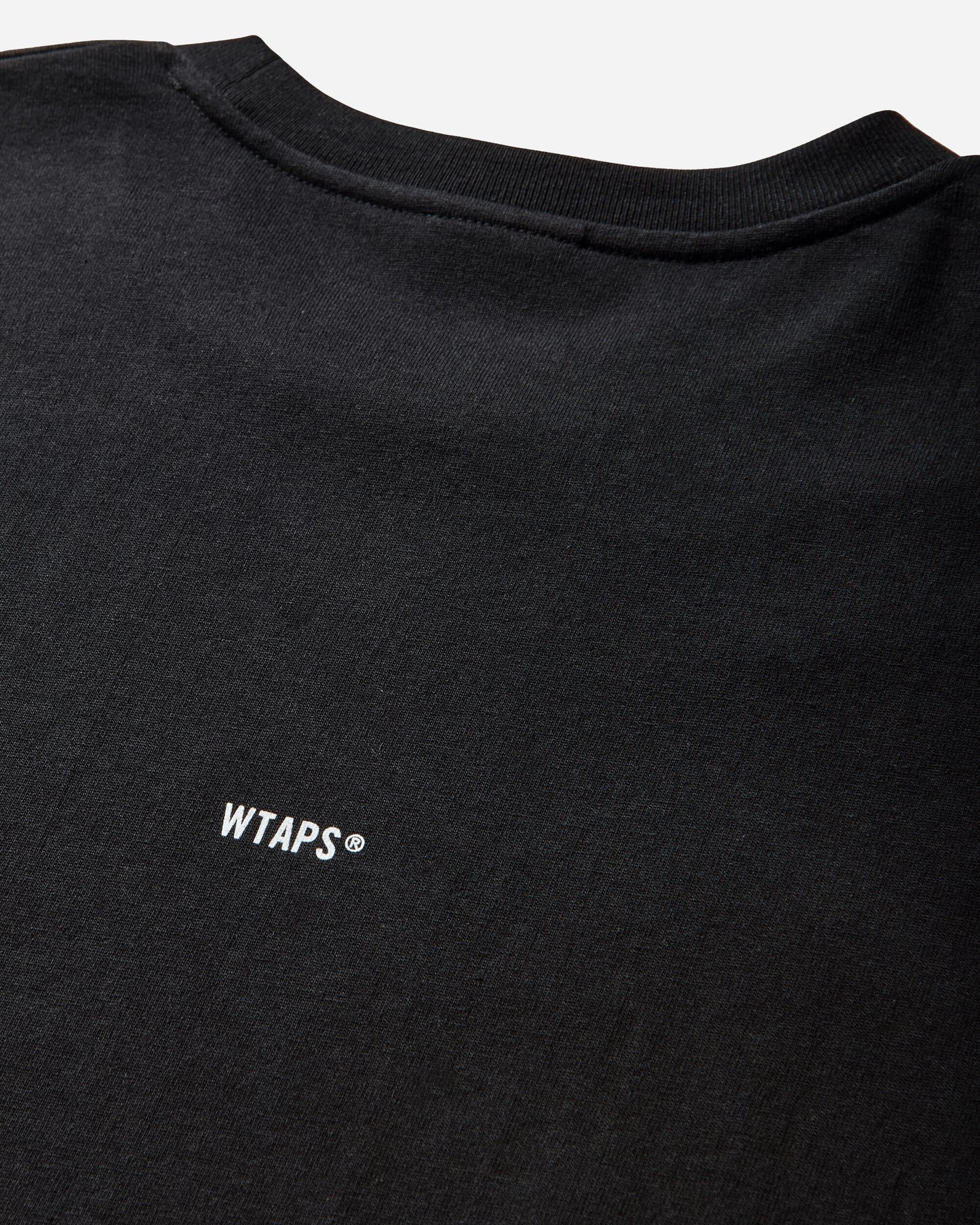 WTAPS 252Mv/Ls/Cotton Black T-Shirts Longsleeve 252ATDT-LTM01S BLACK