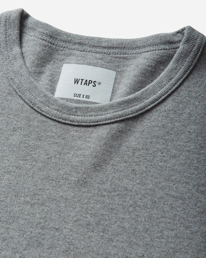 WTAPS Academy Ls Cotton Ash Gray T-Shirts Longsleeve 261ATDT-CSM10 GRY