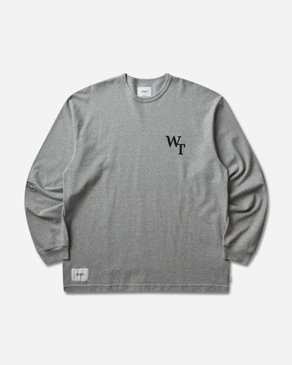 WTAPS Academy Ls Cotton Ash Gray T-Shirts Longsleeve 261ATDT-CSM10 GRY