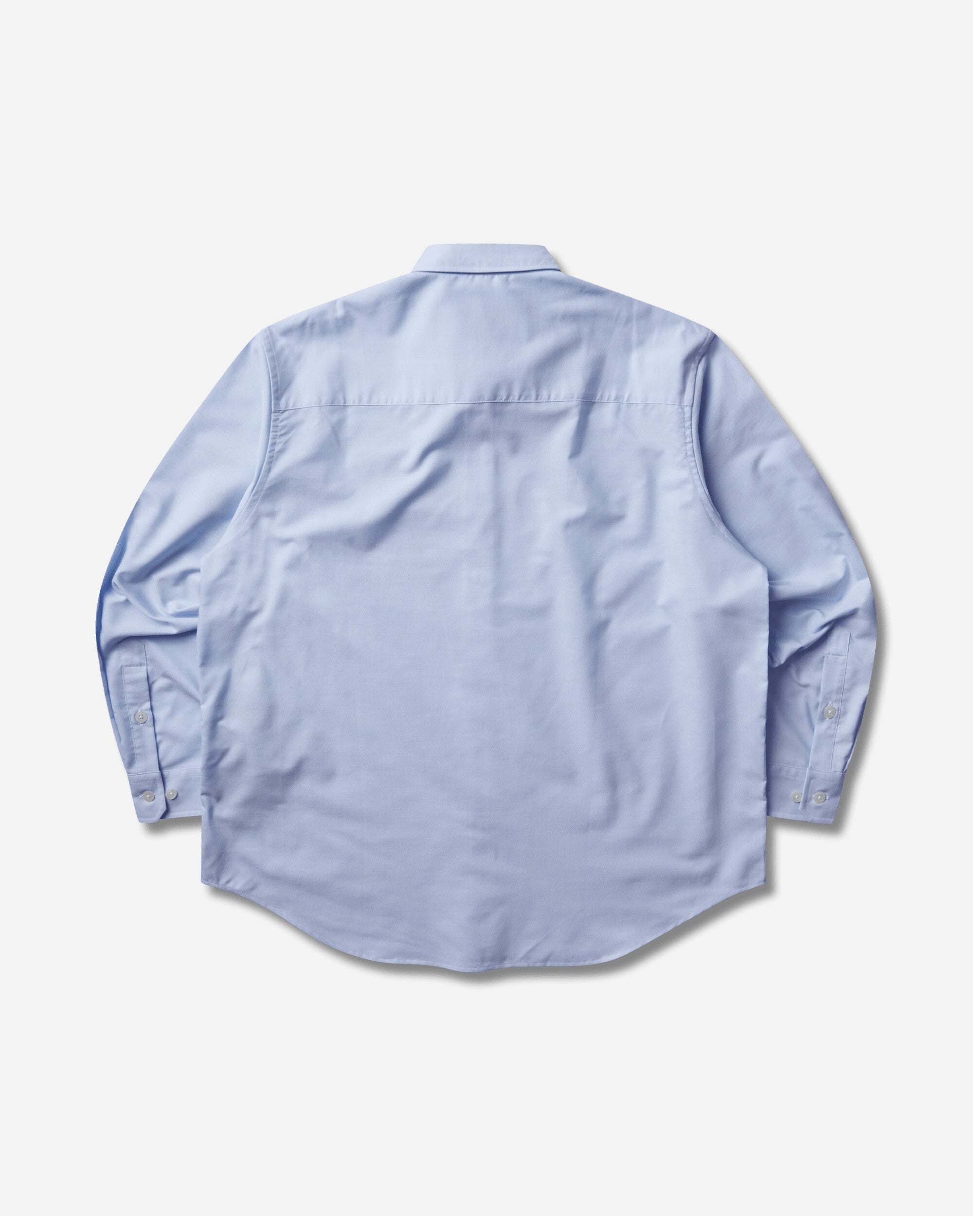 WTAPS Bd 01 Ls Ctpl Oxford Rf Blue T-Shirts Longsleeve 261CWDT-SHM02 BLU
