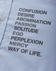 WTAPS Bd 01 Ls Ctpl Oxford Rf Blue T-Shirts Longsleeve 261CWDT-SHM02 BLU
