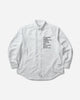 WTAPS Bd 01 Ls Ctpl Oxford Rf White T-Shirts Longsleeve 261CWDT-SHM02 WHT