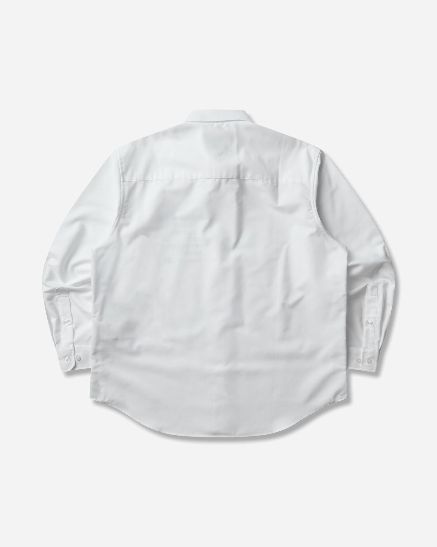 WTAPS Bd 01 Ls Ctpl Oxford Rf White T-Shirts Longsleeve 261CWDT-SHM02 WHT