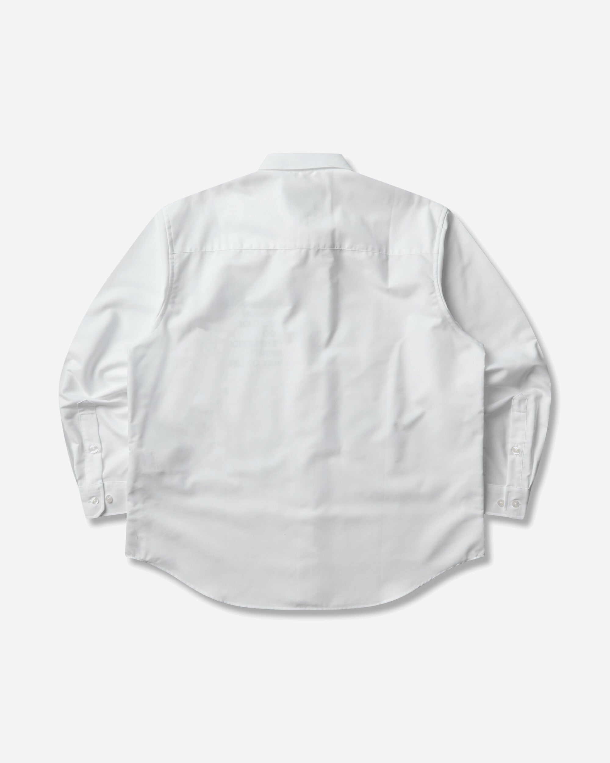 WTAPS Bd 01 Ls Ctpl Oxford Rf White T-Shirts Longsleeve 261CWDT-SHM02 WHT