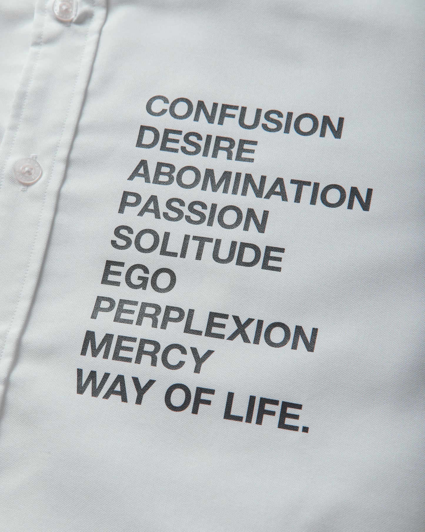 WTAPS Bd 01 Ls Ctpl Oxford Rf White T-Shirts Longsleeve 261CWDT-SHM02 WHT